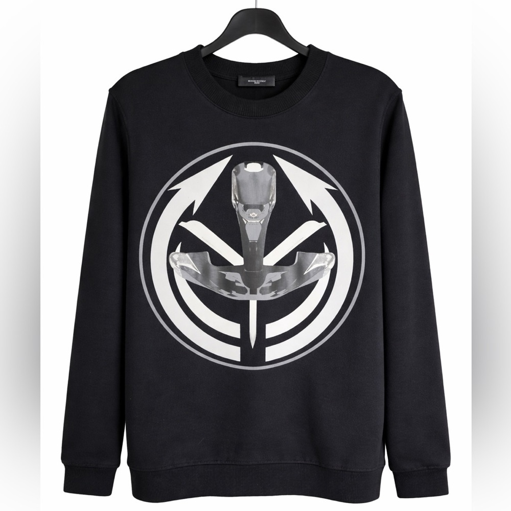 Authentic Givenchy Mens black Trible Occult Target Print Sweatshirt Jumper M